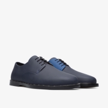 Camper Twins Mens Formal Shoes US-95494 Navy USA Online